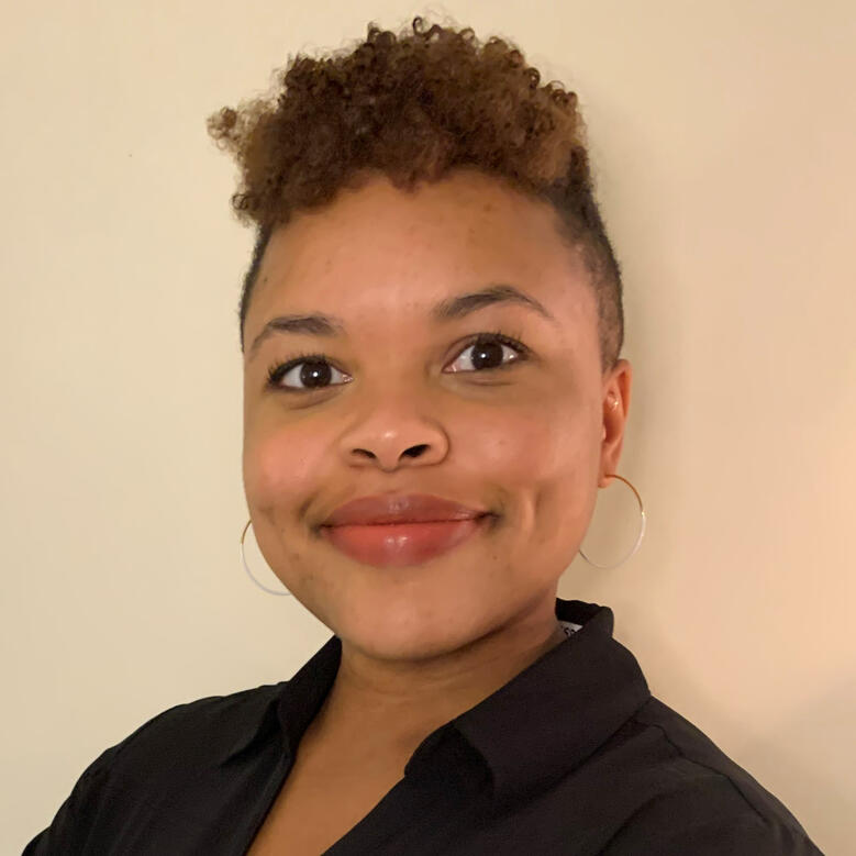 Ashley J. Williams, a Ph.D. candidate in biomedical engineering, smiles.