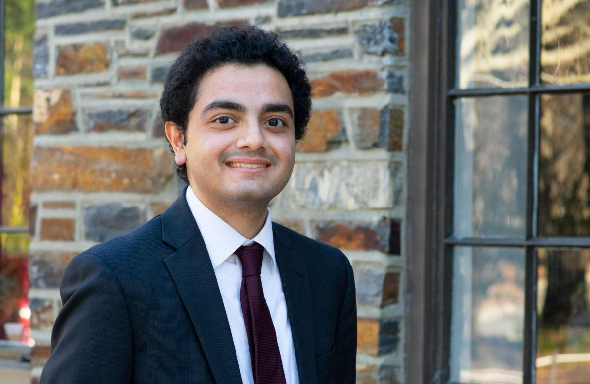Ashutosh Raman, recipient of a Tau Beta Pi Fellowship, smiles.